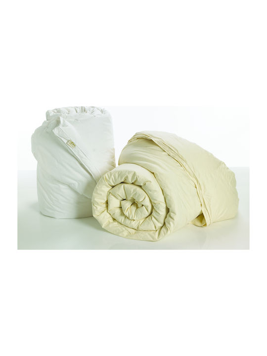 Palamaiki Πάπλωμα Μονό Πουπουλένιο 160x240εκ. Comfort Supreme Quilt White