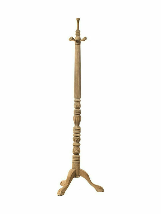Artekko Καλόγερος Ξύλινος Natural 52x52x180cm