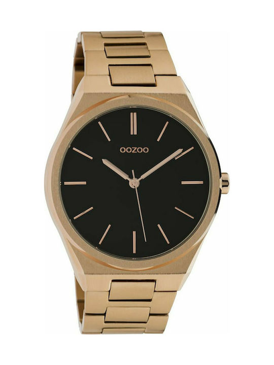 Oozoo Timepieces Uhr mit Rose Gold Metallarmband