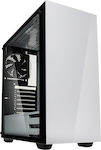 Kolink Stronghold Gaming Midi Tower Κουτί Υπολογιστή με Πλαϊνό Παράθυρο Λευκό