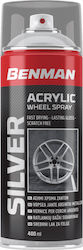 Benman Spray auto Vopsea pentru Jante-Roti Auto Argintiu 400ml Benman Spray auto Vopsea pentru Jante-Roti Auto Argintiu 400ml