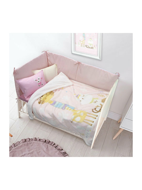 Das Home Blanket Cot Fleece Beige 140x110cm