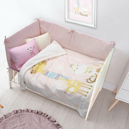 Das Home Decke Kinderbett Vlies Beige 140x110cm