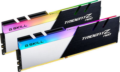 G.Skill Trident Z Neo 16GB DDR4 RAM cu 2 module (2x8GB) și Viteză 3200 pentru Desktop