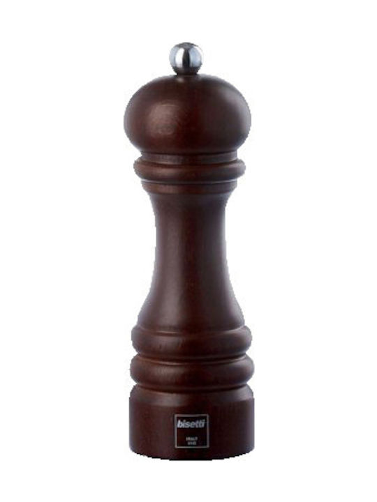 Bisetti Genova Manual Wooden Pepper Mill 16.5cm...