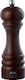 Bisetti Genova Manual Wooden Pepper Mill 16.5cm Brown