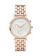 Rosefield The Gabby Uhr Chronograph mit Rose Gold Metallarmband