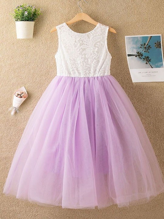 Rochie pentru Copii Fără mâneci Violet