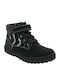 IQ Shoes Chris Kids Leather Boots Black