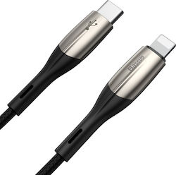 Baseus Horizontial Braided USB-C to Lightning Cable 18W Black 1m (CATLSP-01)