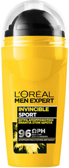 L'Oreal Paris Men Expert Invincible Sport Αποσμητικό 96h σε Roll-On 50ml