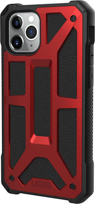 UAG Monarch Leather Back Cover Durable Red (iPhone 11 Pro)