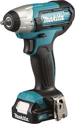 Makita Impact Wrench Battery 12V 2x2Ah with Socket 1/4"