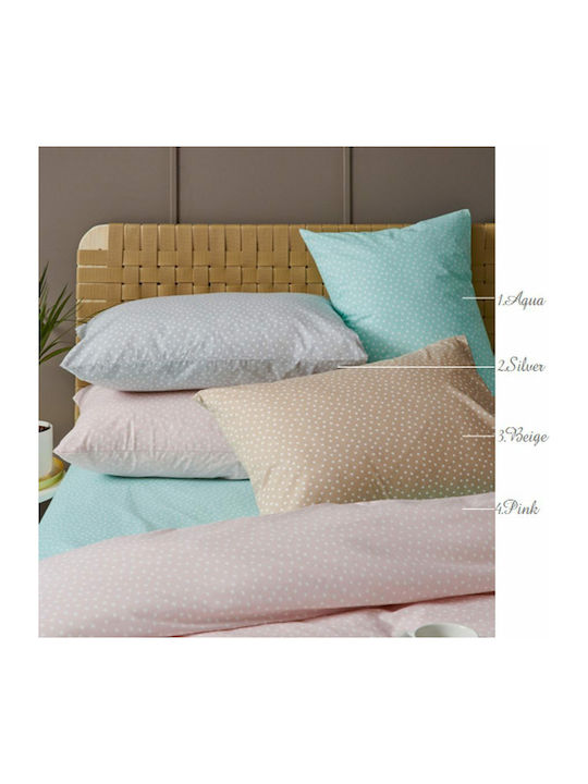 Palamaiki Bettbezug Baumwolle Einzelbett 170x250 Confetti Aqua