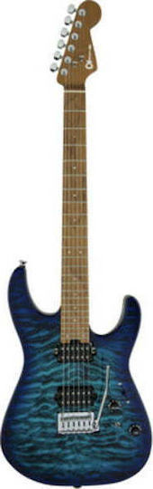 Charvel Ηλεκτρική Κιθάρα Pro Mod DK24Q με HH Διάταξη Μαγνητών και Tremolo Ταστιέρα Maple σε Χρώμα Burst