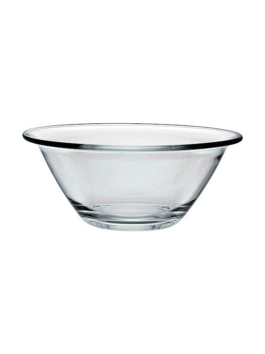 Bormioli Rocco Mr. Chef Serving Bowl Round Glass Transparent with Diameter 14cm