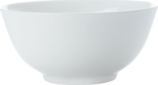 Maxwell & Williams Salatschüssel Noodle Cashmere Salatschüssel aus Porzellan White 23x23cm 1Stück