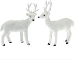 JK Home Decoration Christmas Plastic Figure Reindeer Height 15cm (Μiscellaneous Designs)