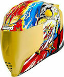 Icon Airflite Full Face Helmet with Sun Visor 0...