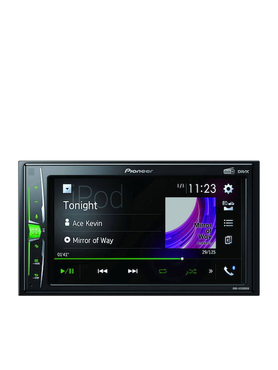 Pioneer Ηχοσύστημα Αυτοκινήτου Universal 2DIN (Bluetooth/USB/AUX) με Οθόνη Αφής 6.2"