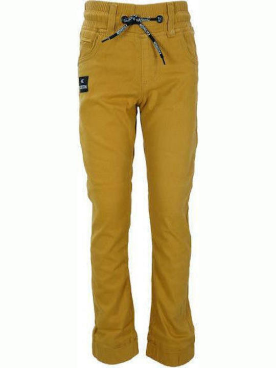 New College Kids Fabric Trousers Yellow