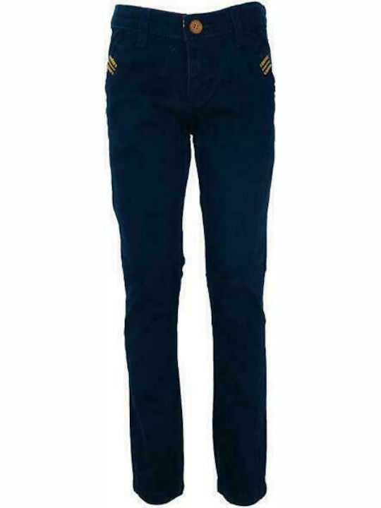 New College Boys Fabric Trouser Navy Blue