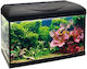 Croci Amtra Basic 80 Led Acvariu de Pești cu Capacitate de 126lt cu Iluminare, Încălzitor, Filtru și 80x32x49cm. Negru