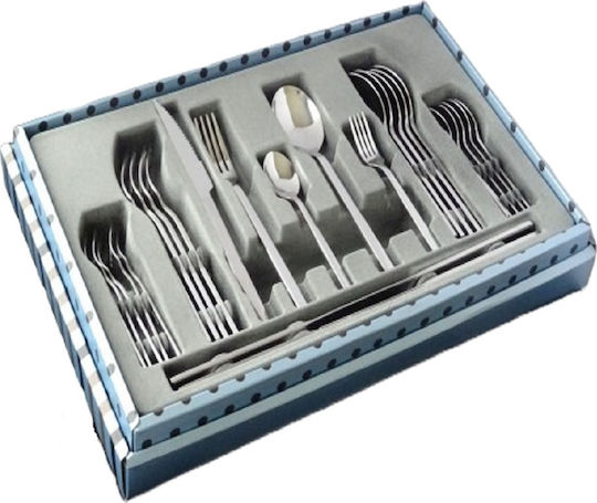 Dinox Neon Besteckset Silber 30Stück
