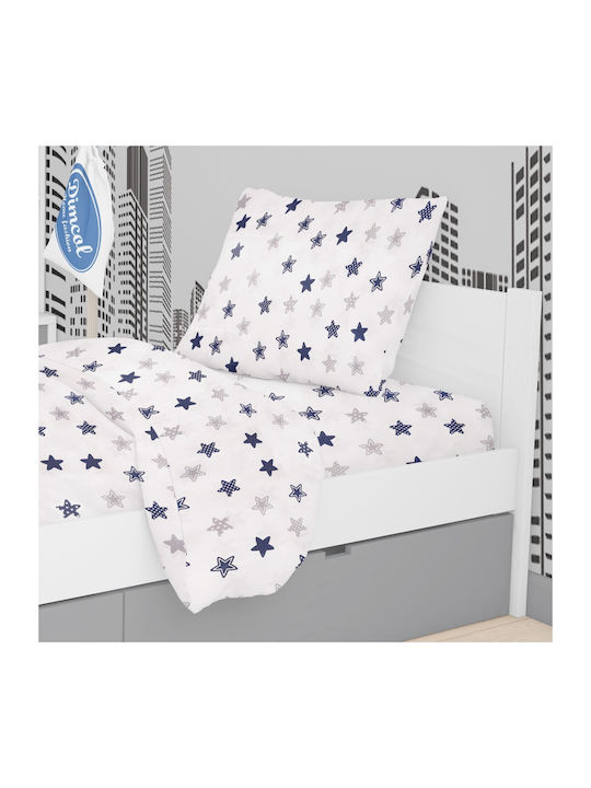 Dimcol Star Față de pernă pentru copii din bumbac 100% 50x70buc 102 Blue 1925813107310270