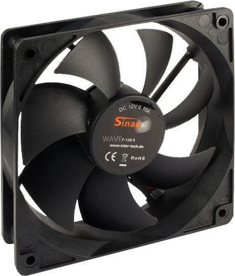 Inter-Tech F-120-S 3-Pin Case Fan