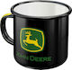 John Deere Nostalgic Cană Emailat Neagră 360ml 1buc