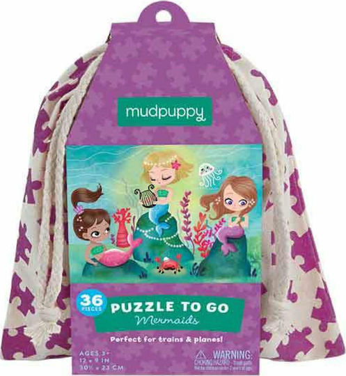Kids Puzzle Mermaids for 3+ Years 36pcs Mudpuppy