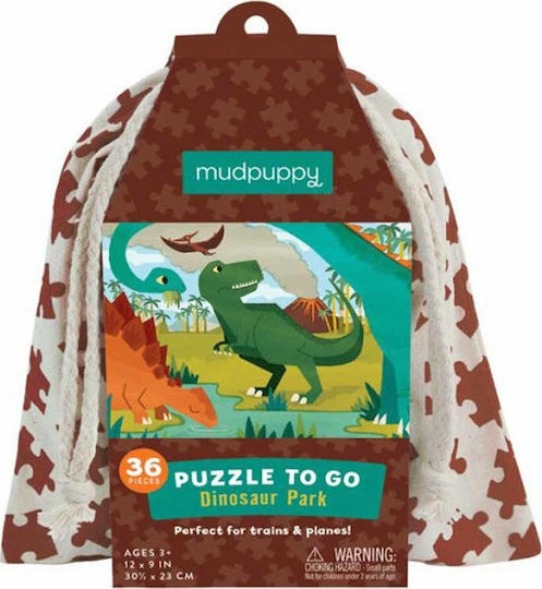 Kids Puzzle Dinosaur Park for 3+ years+ Years 36pcs Mudpuppy