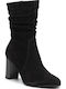 Tamaris Suede Women's Ankle Boots Black 1-25080-23-001