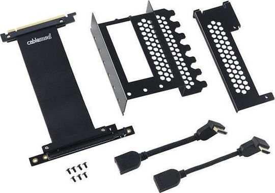 Cablemod Vertical PCI-e Bracket HDMI-DP Κάρτα Riser για Κάθετη Τοποθέτηση