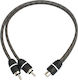 Four Connect Cablu RCA De Sex Feminin - RCA De Sex Masculin 0.2m 4-800169