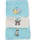 Kentia Set of baby towels 3pcs Arlekin 193 Multicolour Weight 360gr/m² 000060568