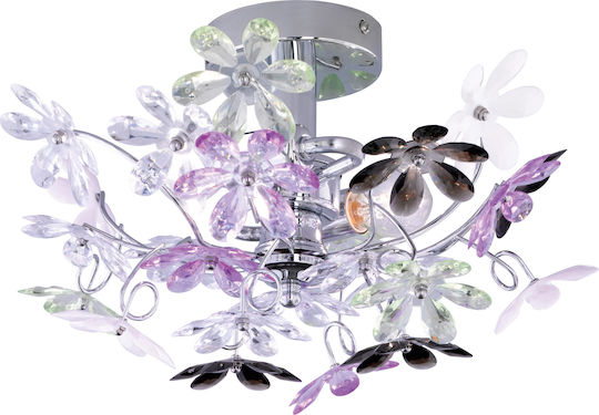 Trio Lighting Ceiling Mount Light 38cm Multicolor with Socket E14