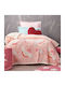 Palamaiki Pătură Pepinieră Swaddling pături Smile Fleece Roz 80x90cm