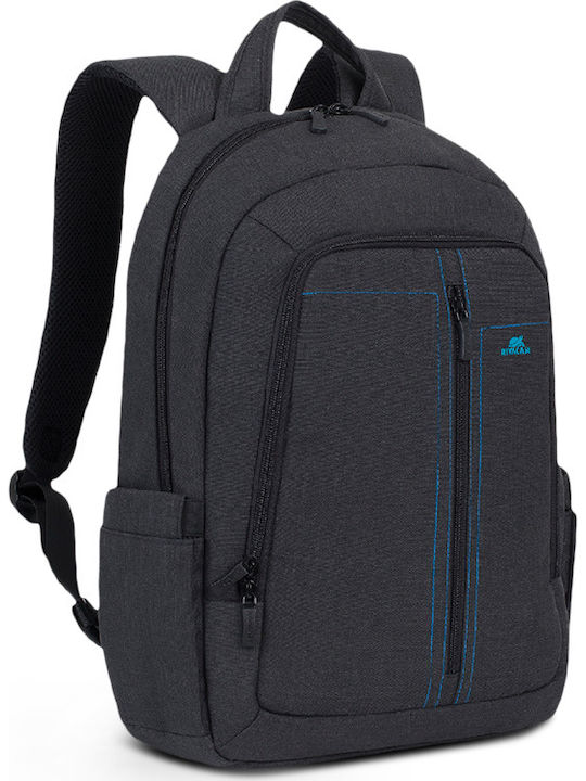 Rivacase Alpendorf 7560BLA Αδιάβροχη Τσάντα Πλάτης για Laptop 15.6" σε Μαύρο χρώμα