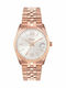 Queen's II Women's Watch Chronograph with Pink Gold Metal Bracelet