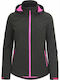 Lucy Hot Softshell Γυναικείο Μπουφάν Μαύρο