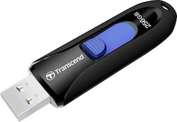 Transcend JetFlash 790 256GB USB 3.1 Stick Μαύρο