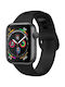 Spigen Air Fit Strap Silicone with Pin Black (Apple Watch 38/40/41/42mm) 061MP25405