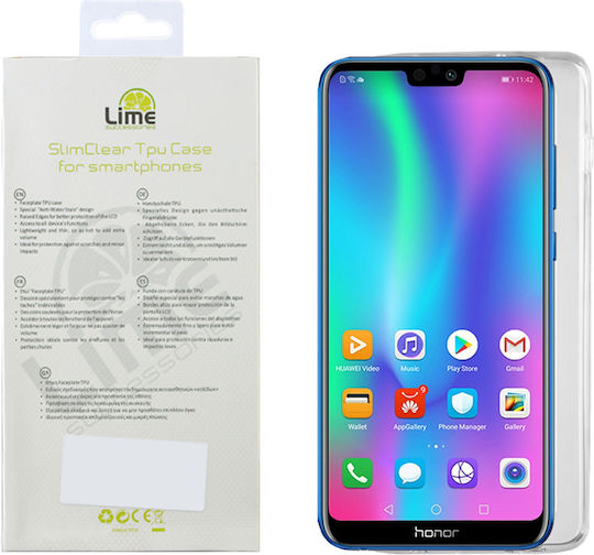 Lime Umschlag Rückseite Silikon Transparent (Ehre 8A)