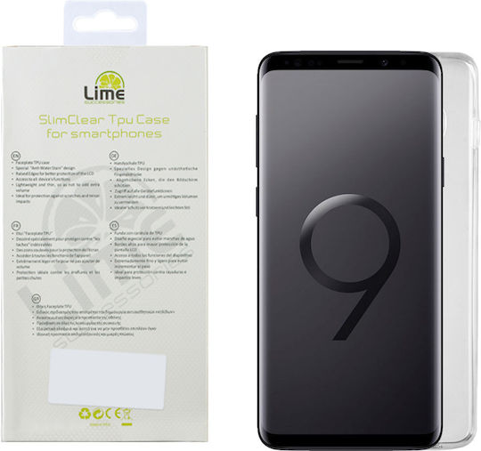 Lime Back Cover Silicon Transparent (Galaxy S9+)