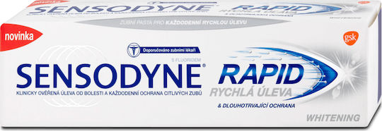 Sensodyne Rapid Relief Whitening Toothpaste for Whitening 75ml