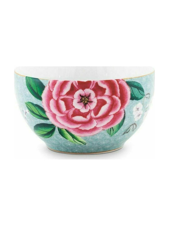 PiP Studio Blushing Birds Small Eisschüssel Rund aus Porzellan Blue mit Durchmesser 9.5cm