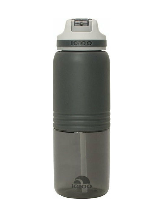 Igloo Swift Straw Πλαστικό Παγούρι 1065ml Γκρι Asphalt
