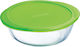 Pyrex Δοχείο Φαγητού Γυάλινο Πράσινο 2.3lt